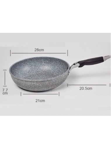 日本 Smile Life 麥飯石圓型炒鍋 (28cm 直徑)